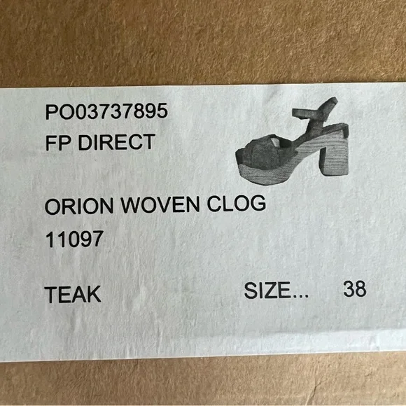 Free People Tan Leather Platform Sandals - Picture 7 of 8